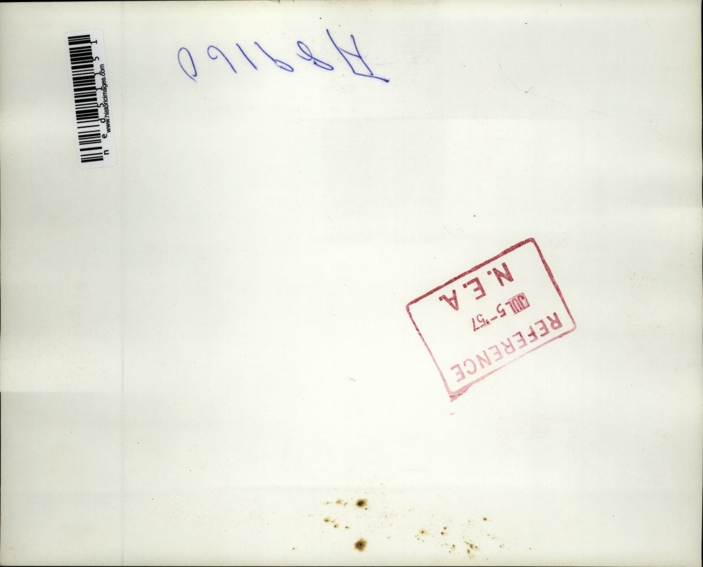 1957 Press Photo Louisiana fishing village after the wrathful hurricane attack