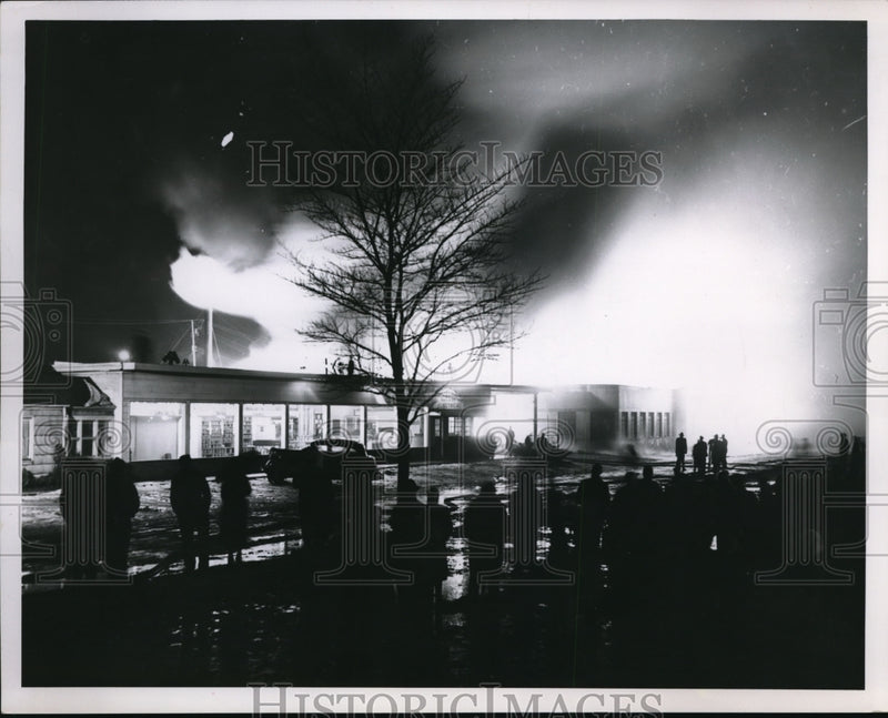 Load image into Gallery viewer, 1951 Press Photo Fire at Spero Electric Company
