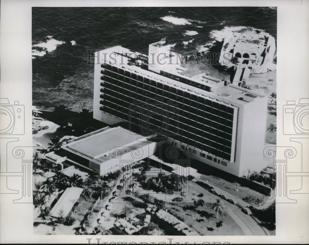 1957 Press Photo The American Hotel in San Juan
