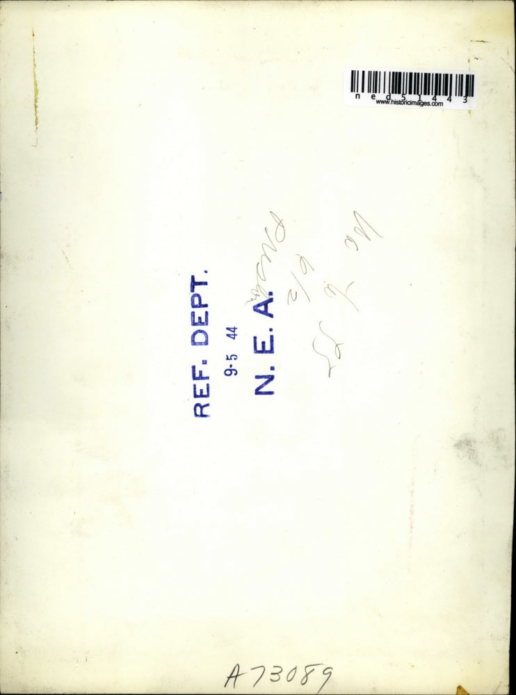 1944 Press Photo Miss Mary Jessup for Colors Ceremony of US Naval Academy