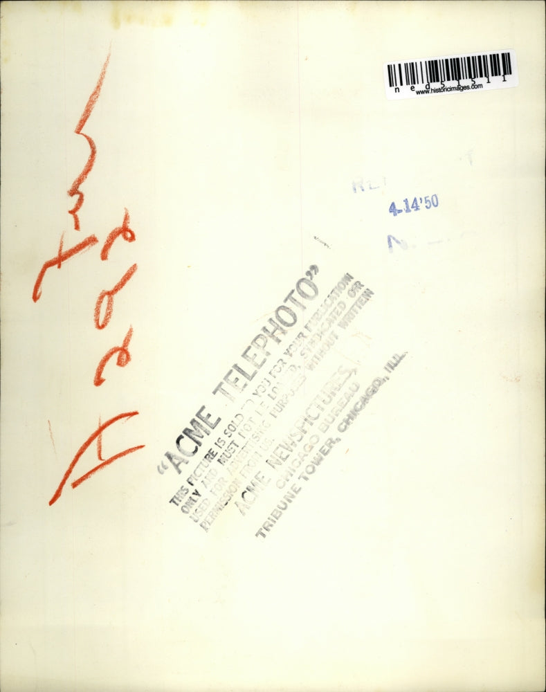 1950 Press Photo West Philadelphia Apartment House Fire