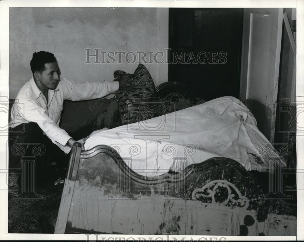 1934 Press Photo Devastating Flood in Montrose