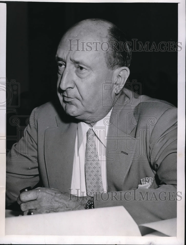 1947 Press Photo Vice Admiral William W. Smith, maritime commission chairman