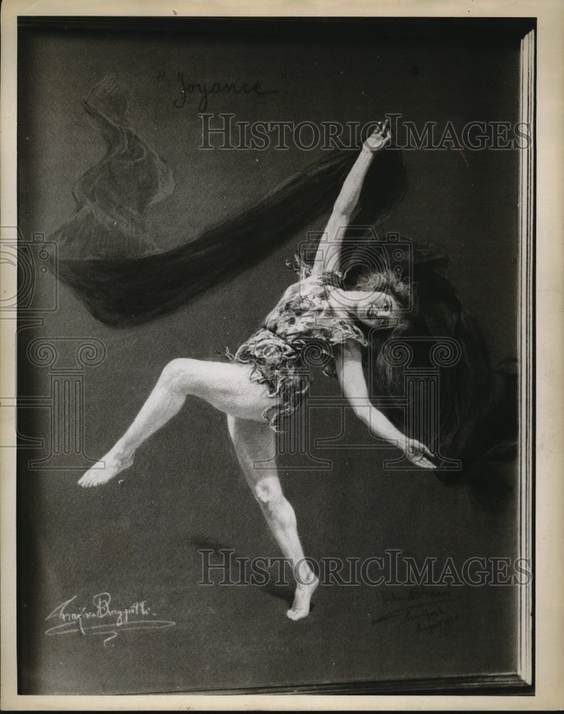 1930 Press Photo Mrs. Ino D. Lodge by Francesca Braggiotti