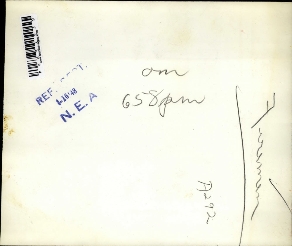 1948 Photo Fireman father baby sits his daughter, little Susan Carol Houck