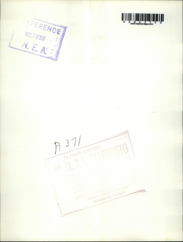 1959 Press Photo Charles Doherty as he sits in his automobile at Chappie Street