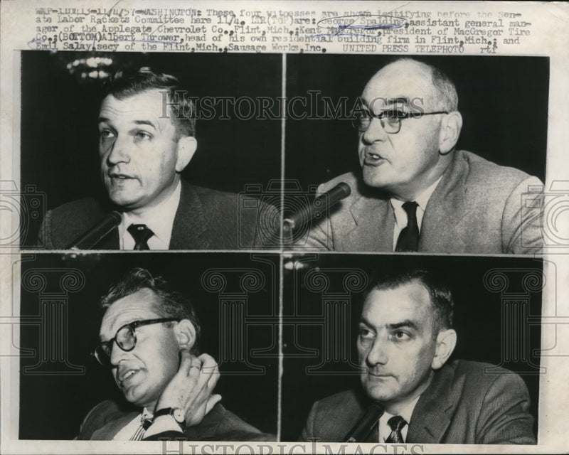 Load image into Gallery viewer, 1957 Press Photo George Spalding, Kent MacGregor, Albert Thrower &amp; Emil Salay
