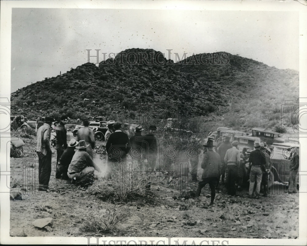 1935 Press Photo Charles Williams missing War Veteran return with free gold.