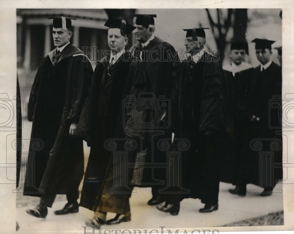 1951 Press Photo Fisk Univ. Dr Tom Jenes, Dr JR Anfell, PD Cravath