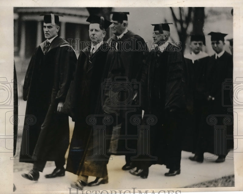 Load image into Gallery viewer, 1951 Press Photo Fisk Univ. Dr Tom Jenes, Dr JR Anfell, PD Cravath
