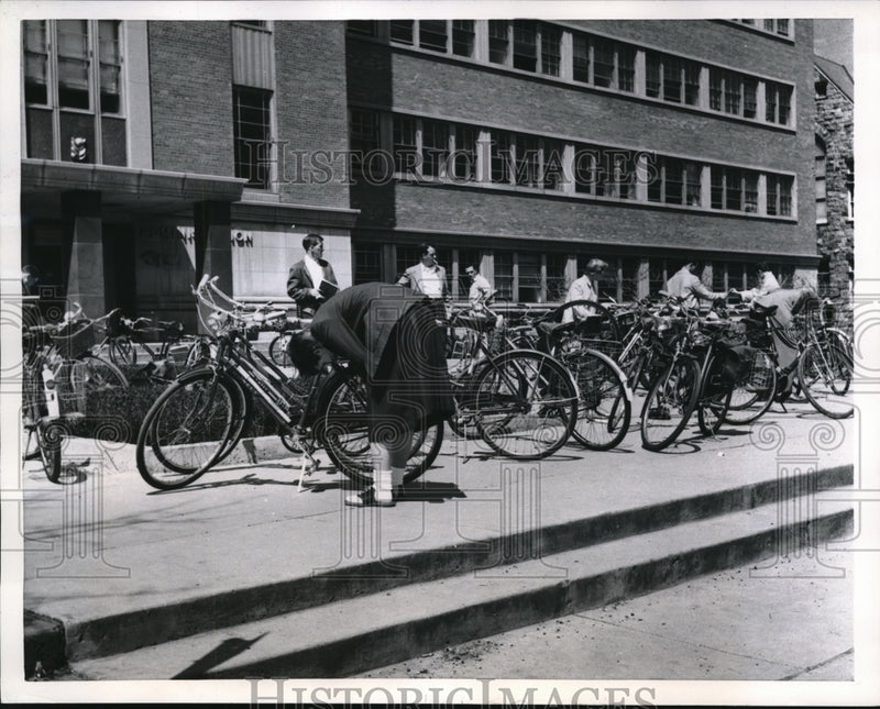 Load image into Gallery viewer, 1956 Press Photo Ann Arbor Michigan, University of Michigan Deans signature for
