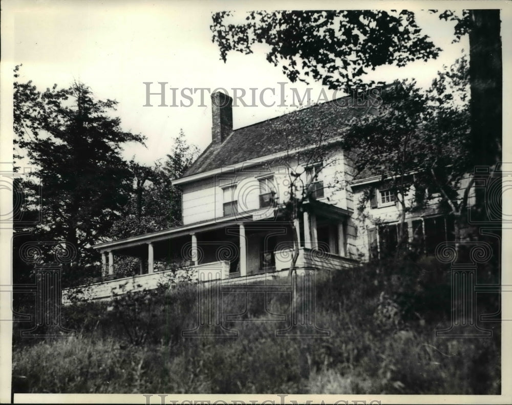 1933 Press Photo The old orchard Inn where Harriman was found