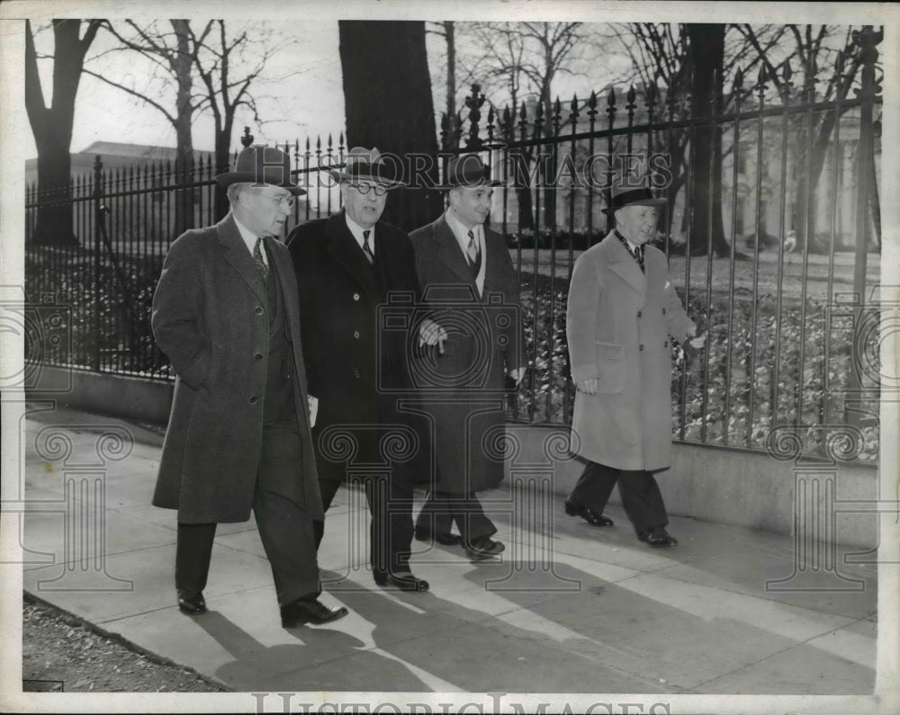 1943 Press Photo The 3 Operating Railroad Brotherhood