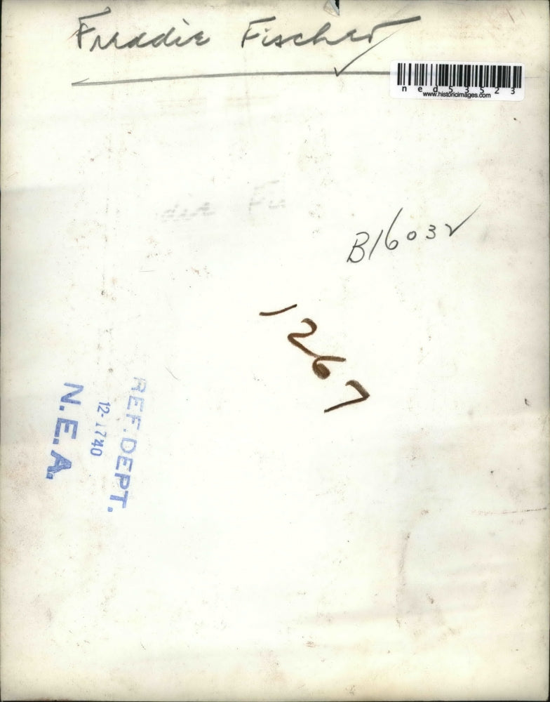 1940 Press Photo Freddie Fischer