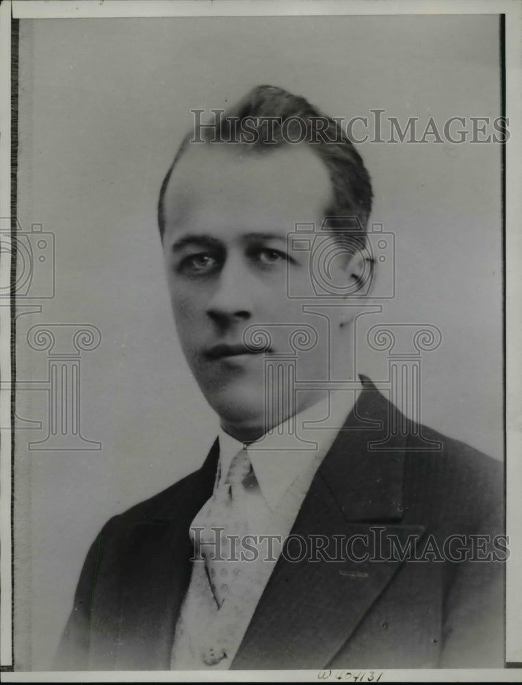 1937 Press Photo John F Stone