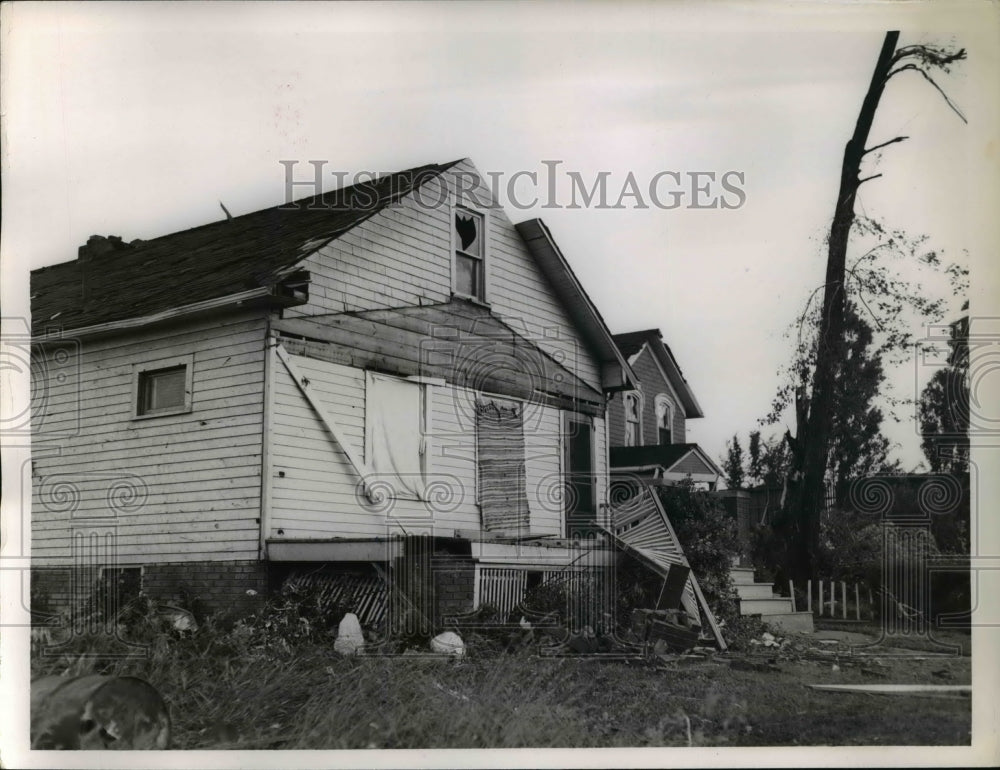 1953 Press Photo Home od Mrs Marcus Pasek in Cleveland Ohio