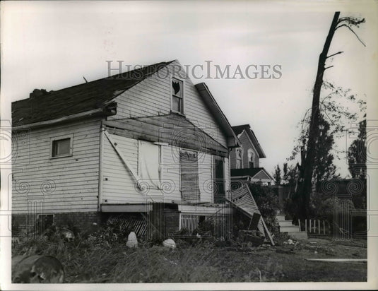 1953 Press Photo Home od Mrs Marcus Pasek in Cleveland Ohio