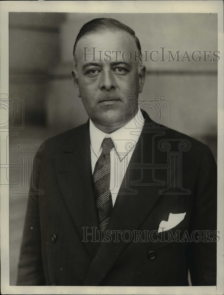 1929 Press Photo Lawrence R Wilber former pres of Trans Oceanic Steamship Co