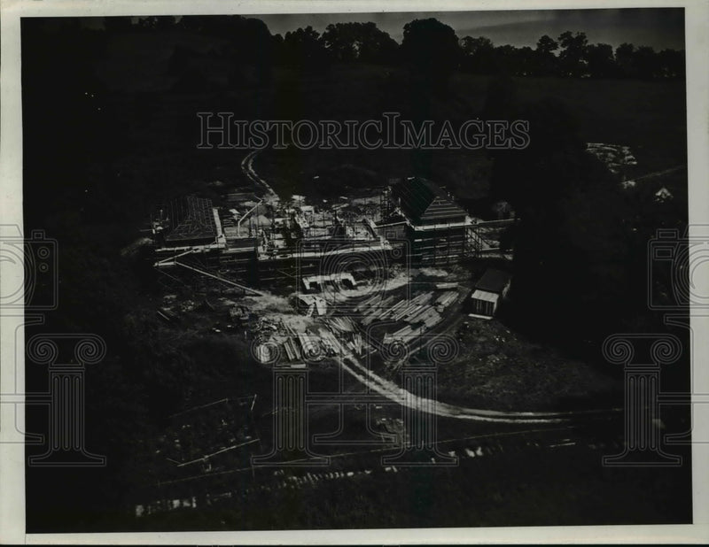 Load image into Gallery viewer, 1937 Press Photo Aerial view of Chesapeake Island home of AH Stillwell
