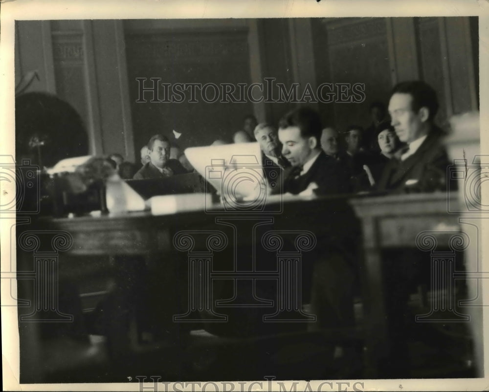 1934 Press Photo rthur G Wilson 29 year old Cleveland Chemist is on trial for