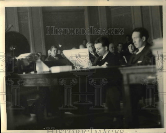 1934 Press Photo rthur G Wilson 29 year old Cleveland Chemist is on trial for