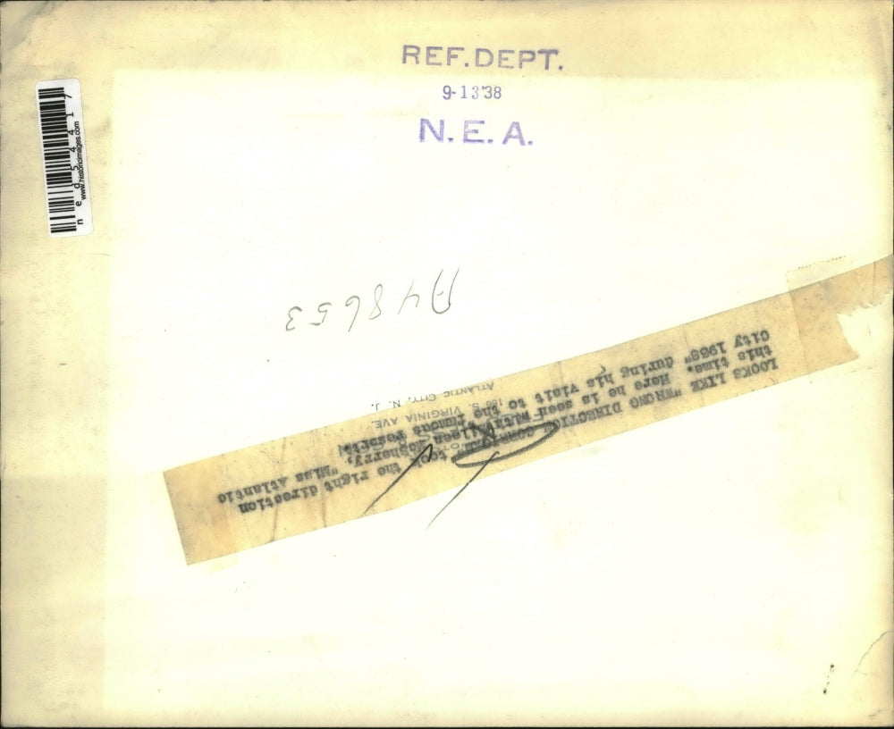 1938 Press Photo Eileen McSherry, Miss Atlantic City 1938