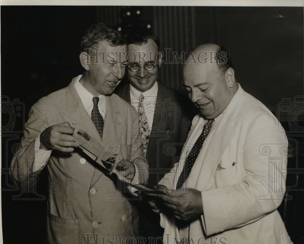 1935 Press Photo W.A. Hill, Hopson's Attorney, Moultrie Hitt