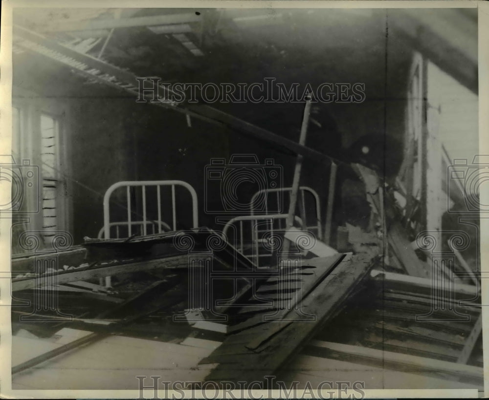 1928 Press Photo Tropical Hurricane laid wastes homes in Lake Worth, Florida