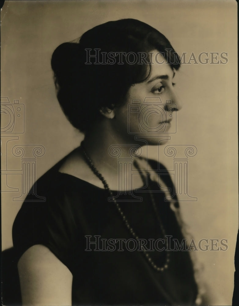 1924 Press Photo Mrs. A.N Silver, Social Rostess, Women's Committee