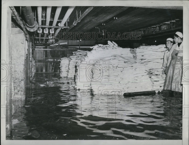 Load image into Gallery viewer, 1943 Press Photo Morell Packing Co. In Topeka KS Flooded
