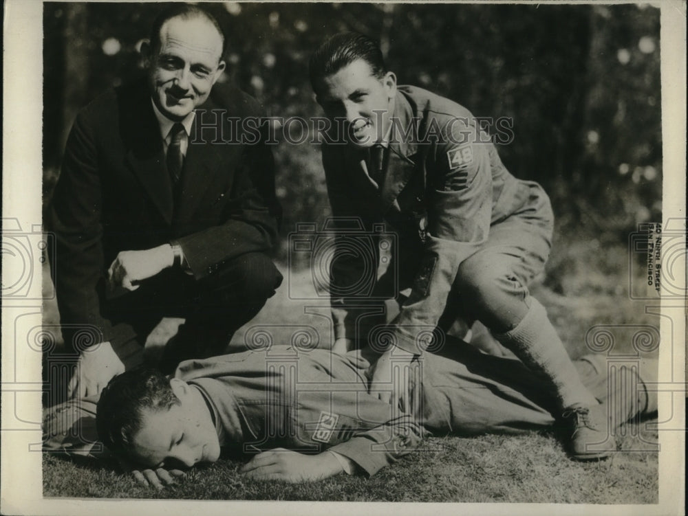 1928 Press Photo Russell & Donald Wolden, brothers to qualify for Eagle Scouts
