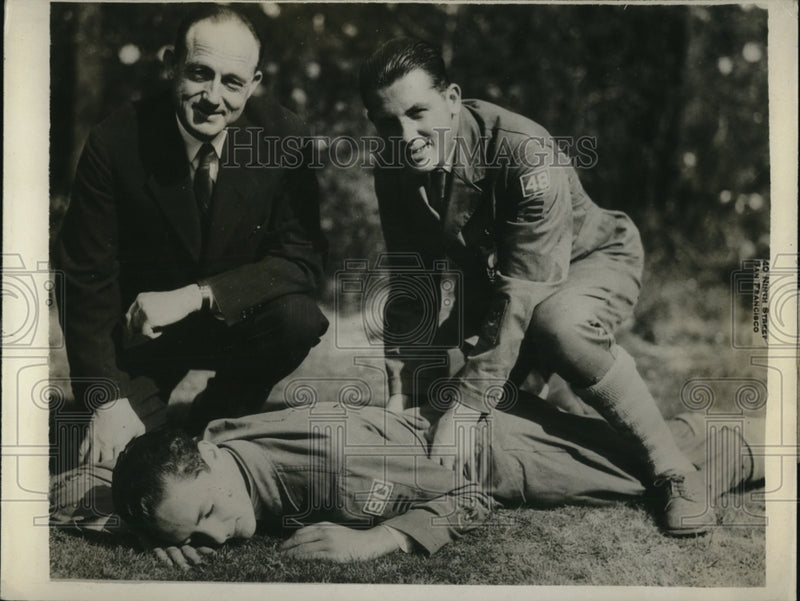 Load image into Gallery viewer, 1928 Press Photo Russell &amp; Donald Wolden, brothers to qualify for Eagle Scouts
