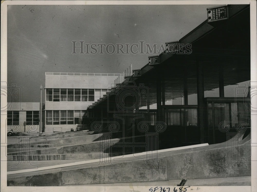 1936 Press Photo The San Francisco Bay bridge tolls