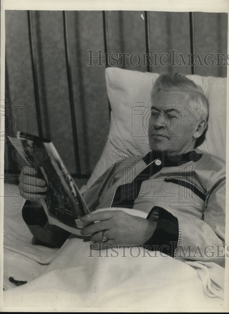 1929 Press Photo Albert Schaal, a man who fasted for 49 days
