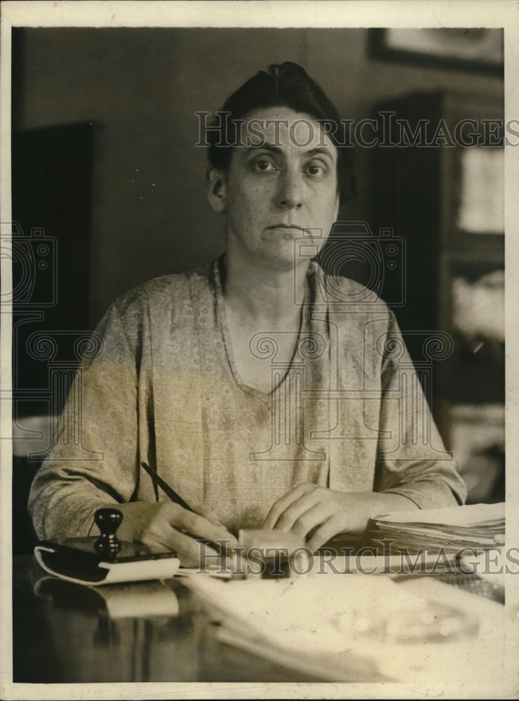 1923 Press Photo Grace Abbott to be US observer at League of Nations Conference