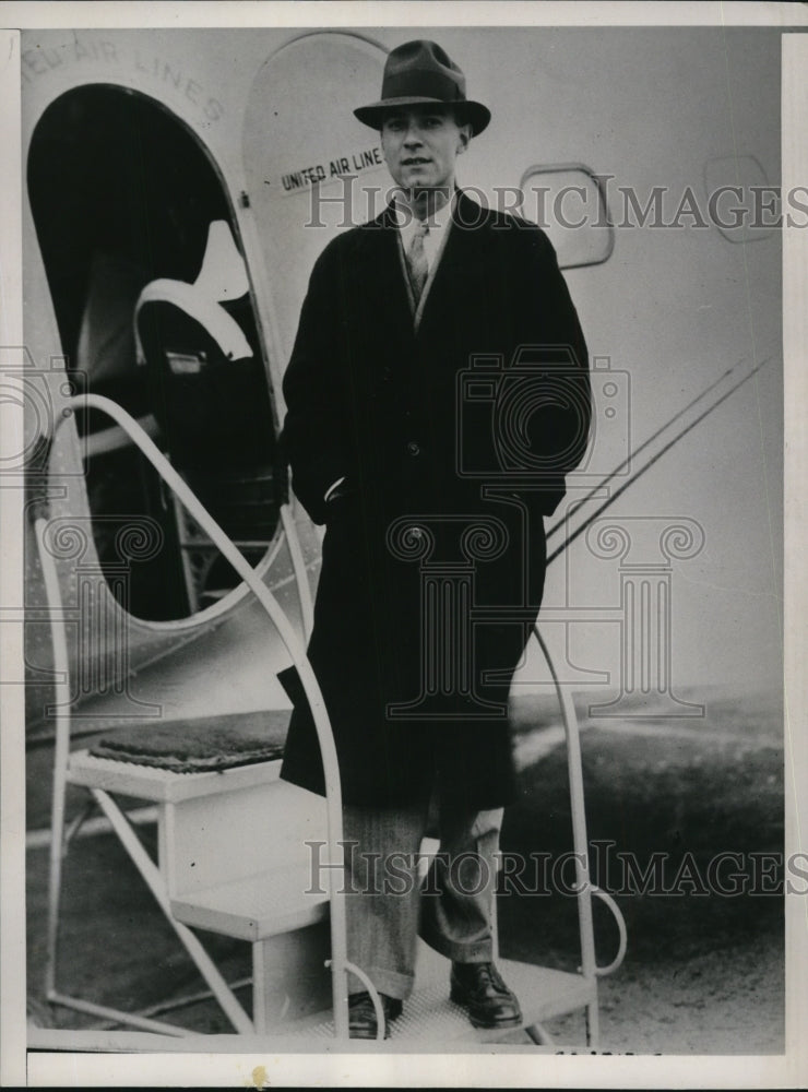 1936 Press Photo Youngest Nobel Prize winner, Dr. Carl Davis Anderson- Historic Images