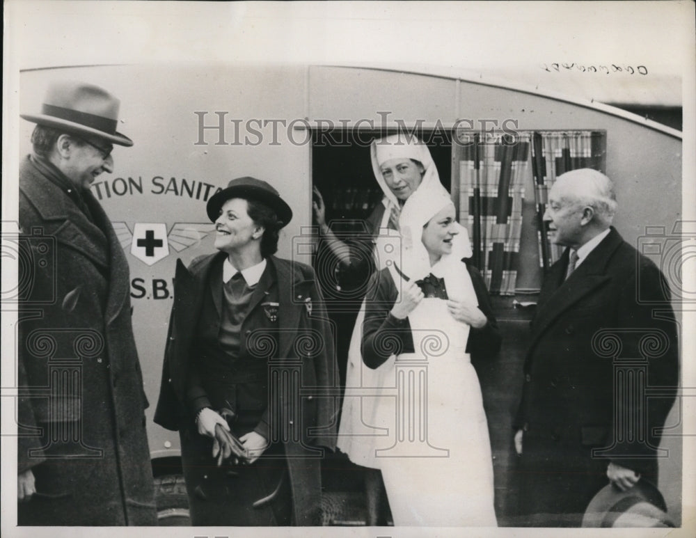 1939 Press Photo Mr. Swift and Marquis De Lillers