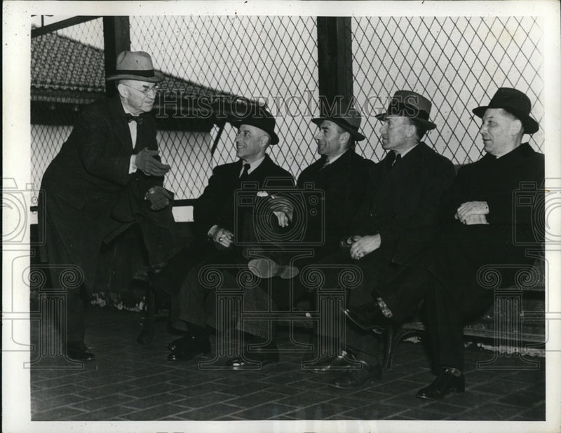 Load image into Gallery viewer, 1941 Press Photo Gloucester NJ Italian skippers JL Hughes, A Plunkett, A Regagno
