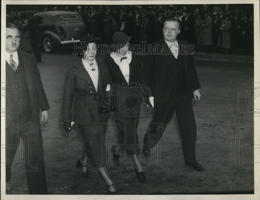1935 Press Photo Mr & mrs Henry Holzman, Mr & mrs RH Schafer