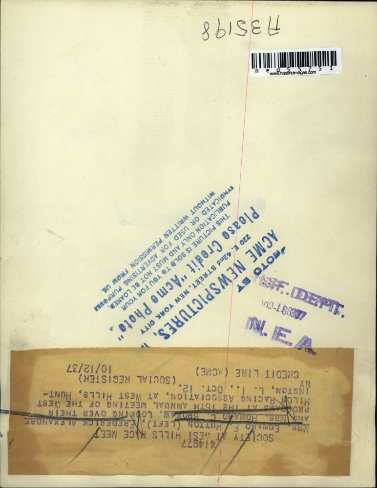 1937 Press Photo Mrs Edward Hutton, Frederick Alexandre & Mrs Howard Brokaw