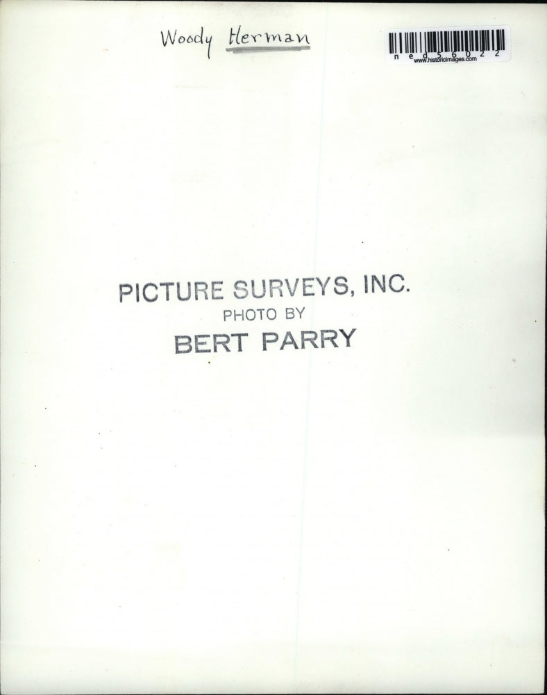 1950 Press Photo of Jazz Musician Woody Herman