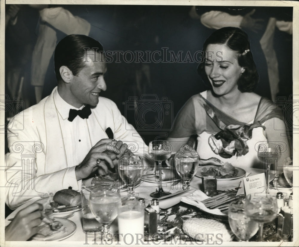 1938 Press Photo Mrs Alessandro Pallovicini, Former Mrs. Roosevelt