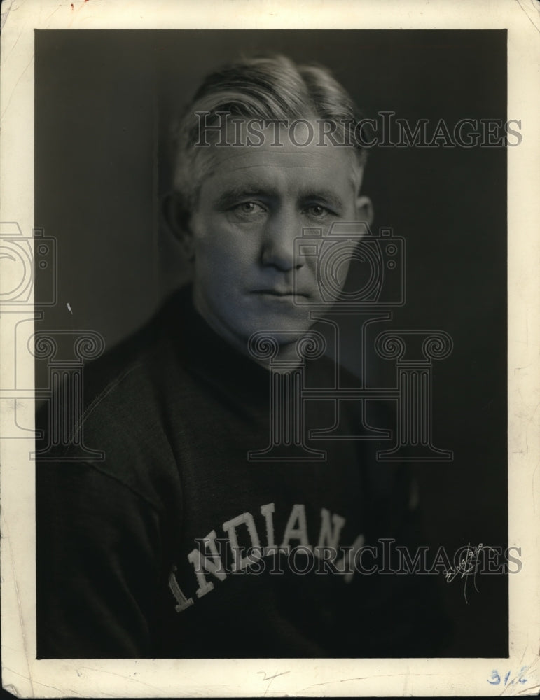 1945 Press Photo Coach A.N McMillin Indiana University