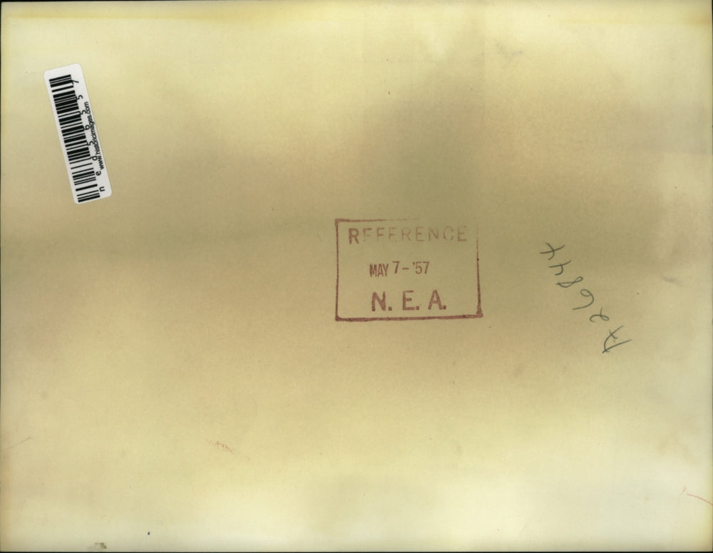 1957 Press Photo Young Butchers' Gift