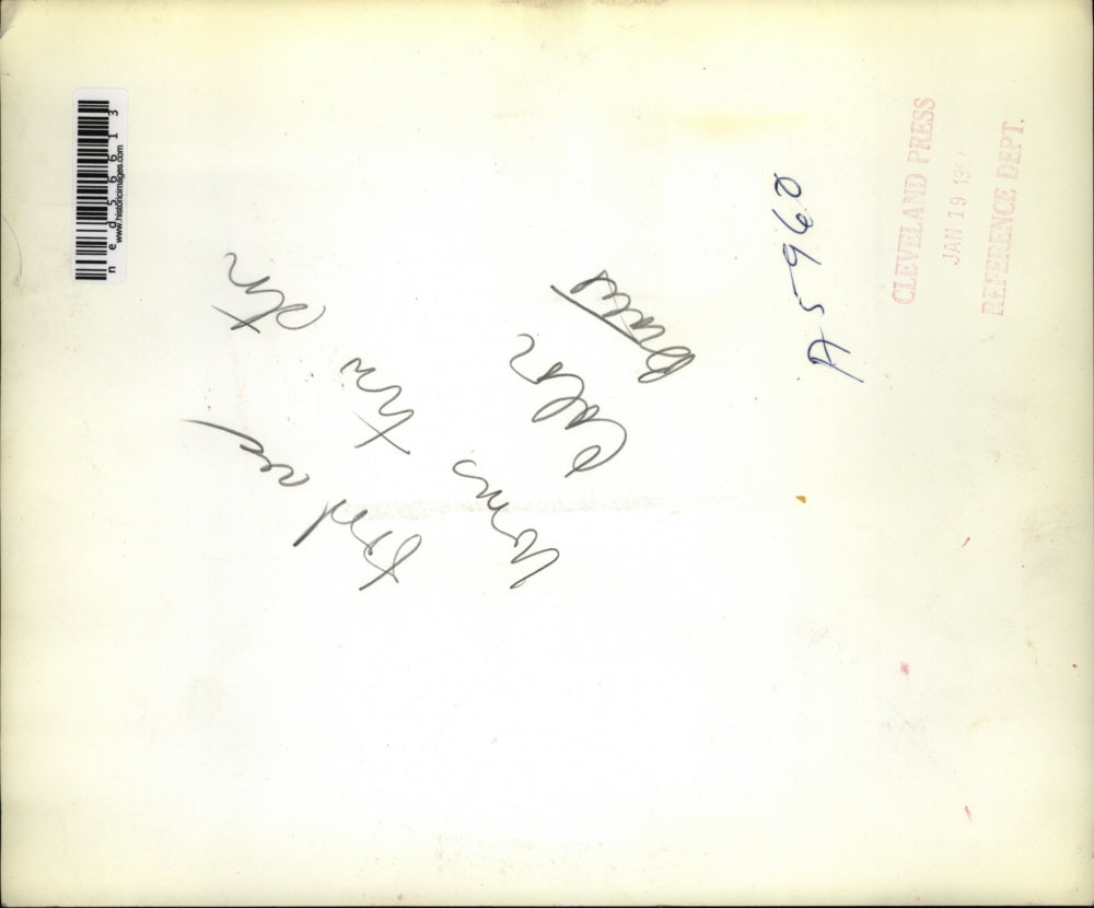 1954 Press Photo Houndstooth Pattern Texas Ware Plate & Glasses in Place Setting