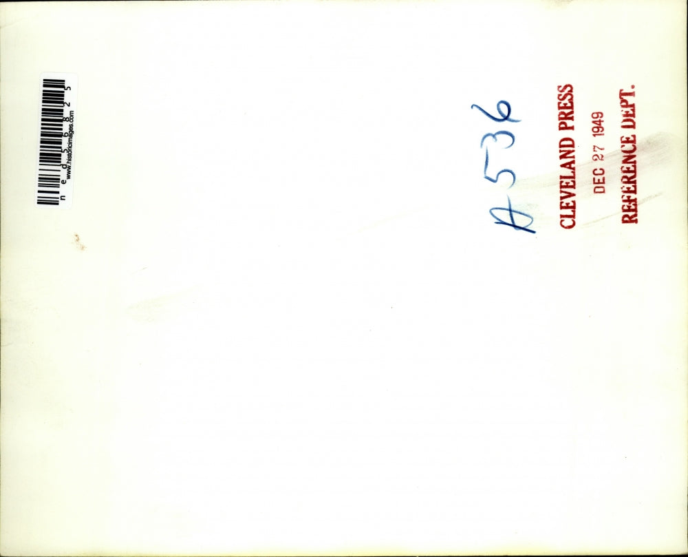 1949 Press Photo White Christmas