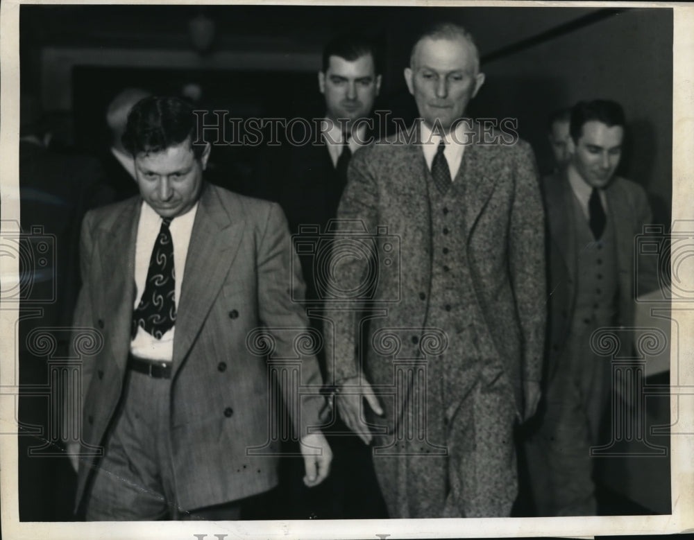 1942 Press Photo Walter M Sharp accused by FBI being leader of group of thieves