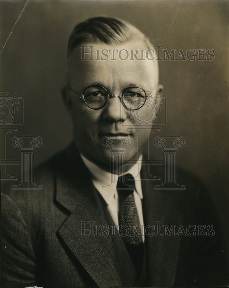 1931 Press Photo Coach E. C. Hayes