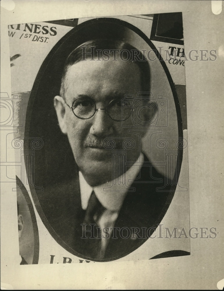 1926 Press Photo L.B. Harris Senatorial Candidate