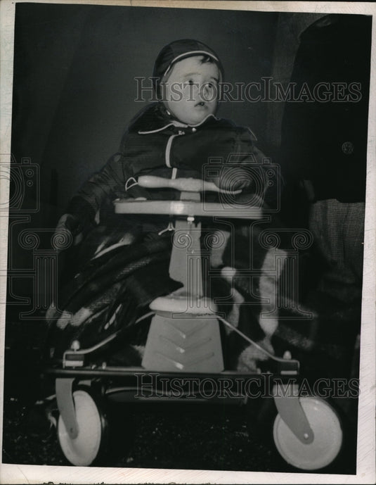 1949 Press Photo Little Billy Schoefer